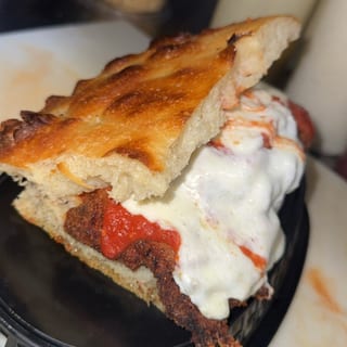 Chicken Parm on Focaccia
