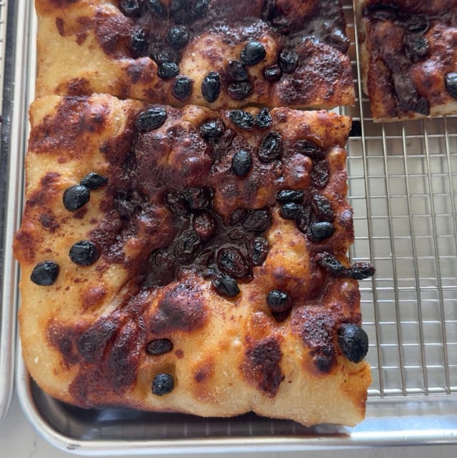 Cinnamon Raisin Focaccia.