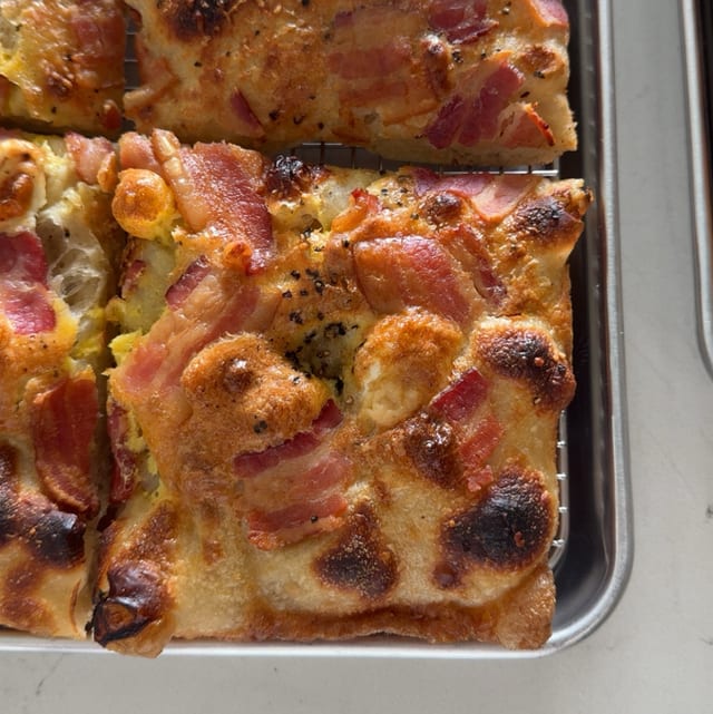 Bacon, Egg & Cheese Focaccia.