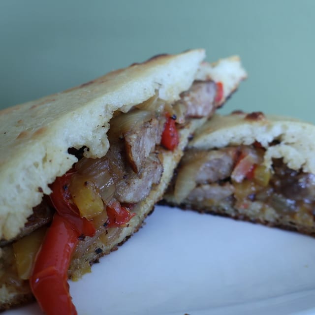 Sausage, Peppers & Onions.