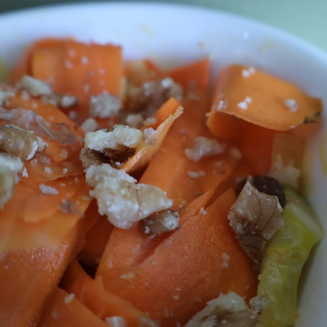 Carrot, Fennel & Raisin.
