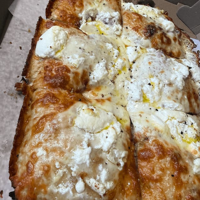 Sicilian White Pizza.
