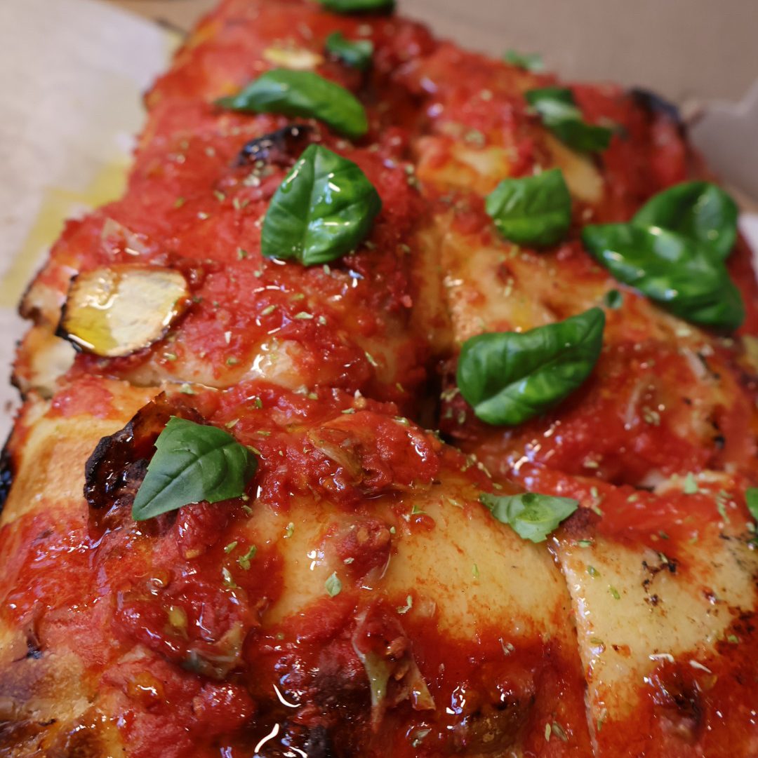 Sicilian Tomato Pie.