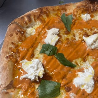 Small Vodka Burrata Pizza